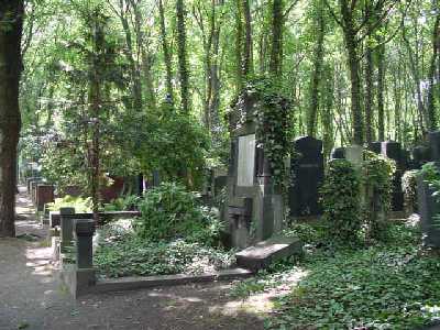 Grabsttten auf dem Weienseer Jdischen Friedhof
