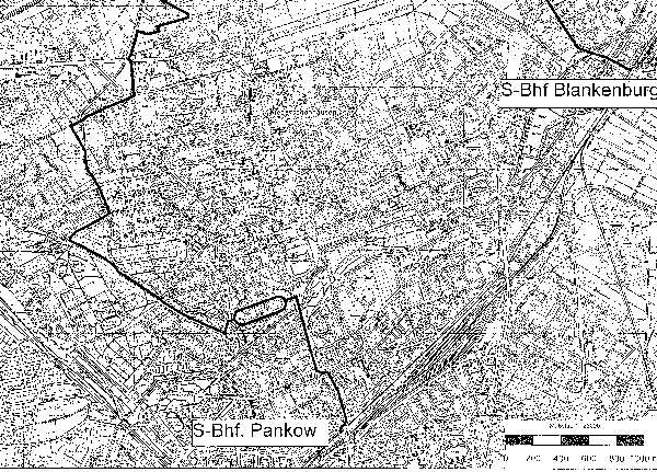 Route der Fahrradexkursion