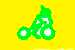 Radfahrer-Symbol
